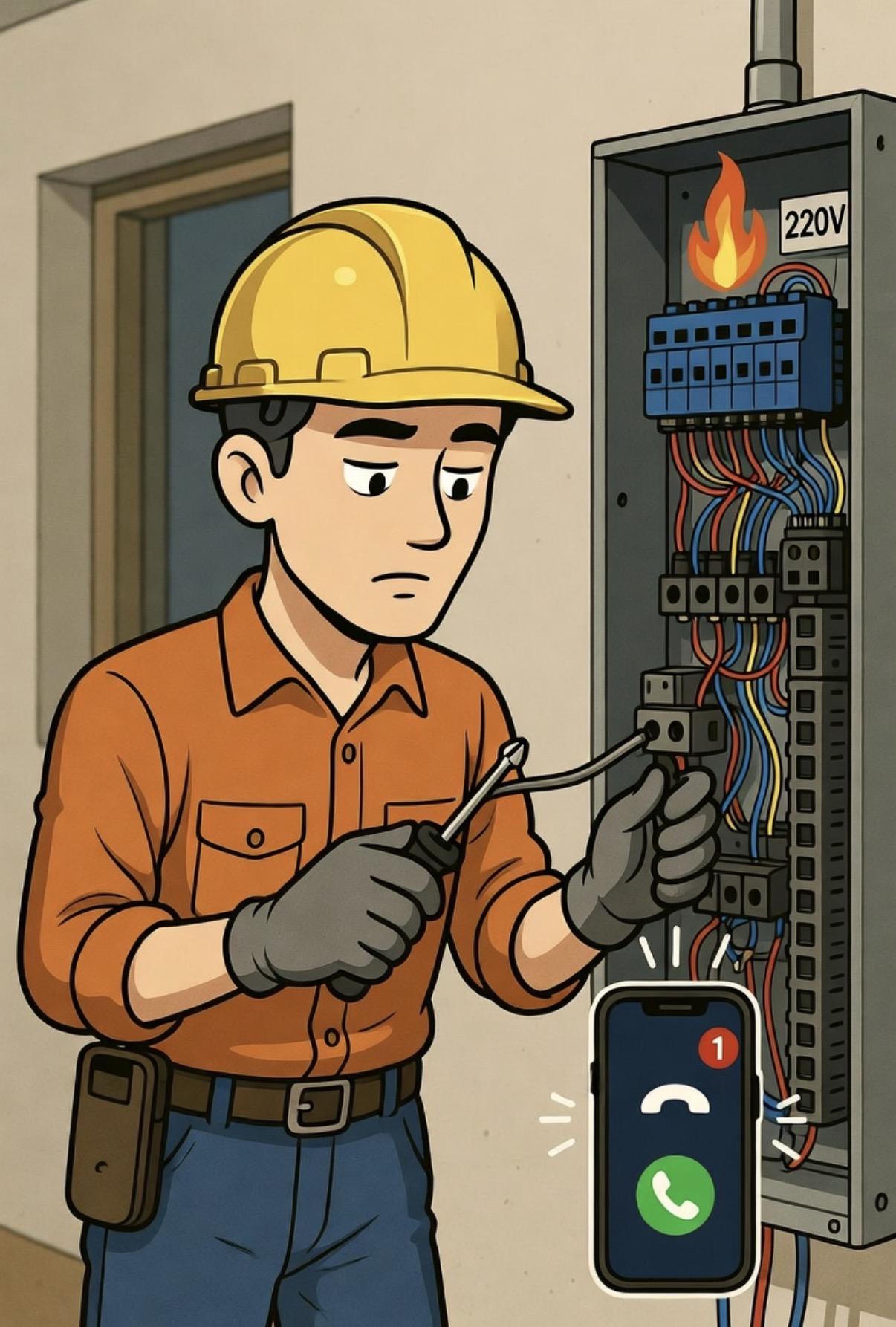 Electrical receptionist
