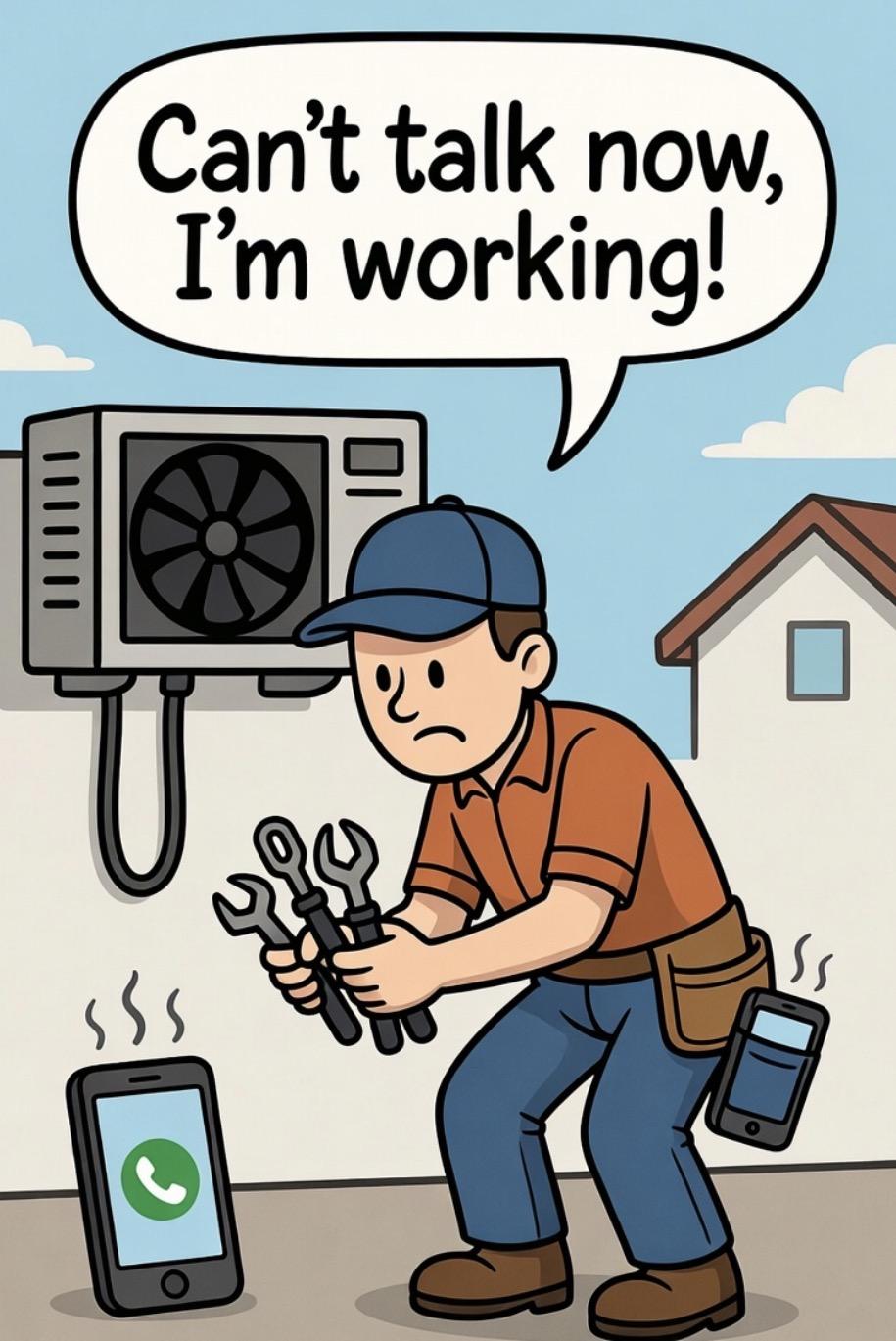 HVAC receptionist