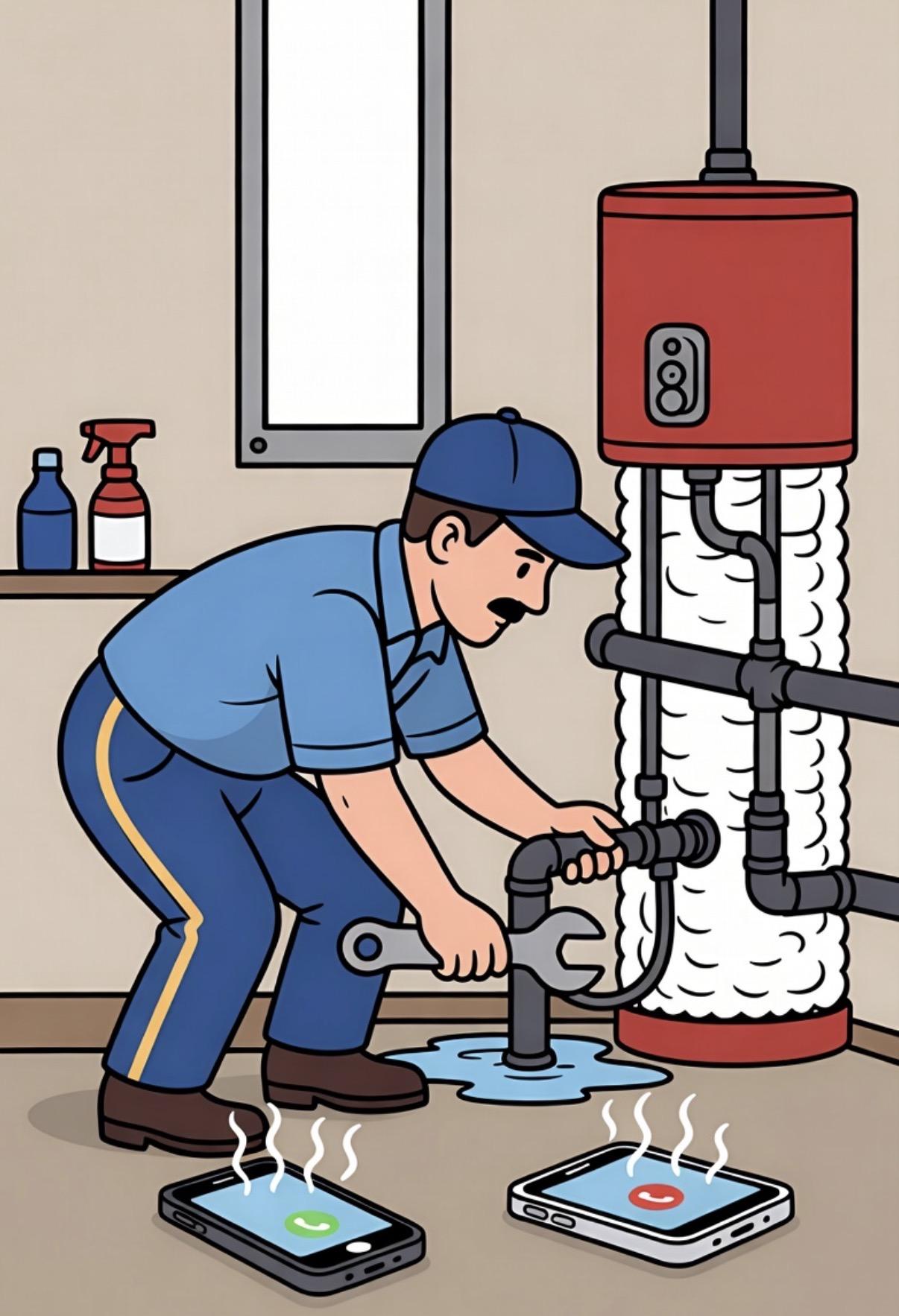Plumbing receptionist